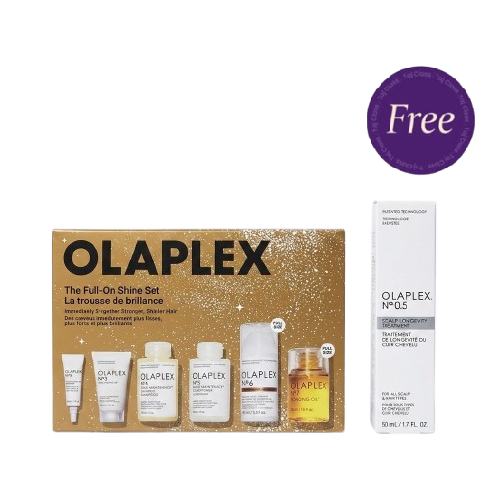 Olaplex The Full-On Shine Set + Olaplex No.5 Scalp Longevity Treatment 50ml Free
