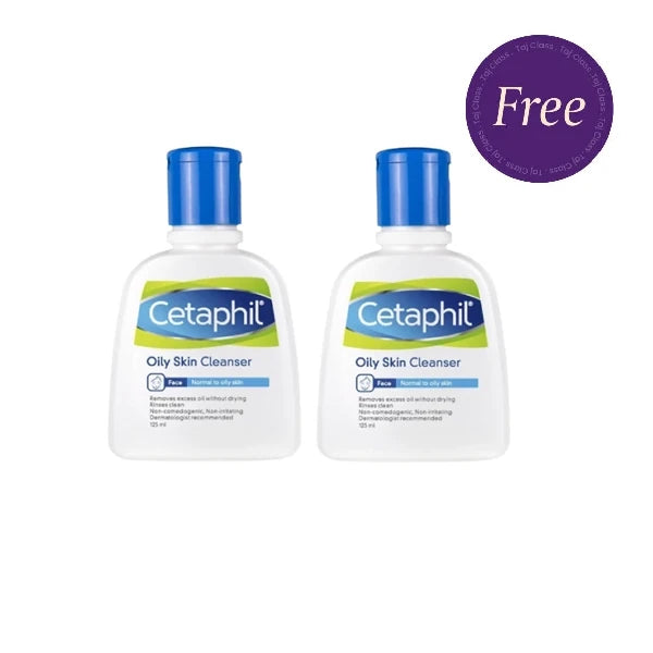 Cetaphil Oily Skin Cleanser 125 ml (Buy 1 Get 1 For Free)
