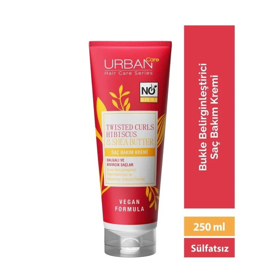 Urban Care Twisted Curls Hibiscus & Shea Butter No Sulfate Conditioner 250 Ml