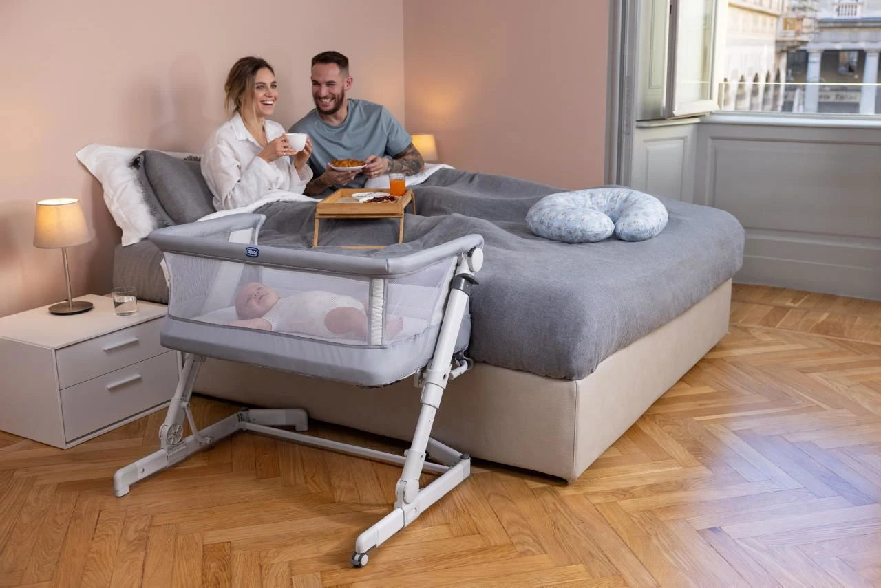Chicco Next2Me Pop-Up Cosleeping Crib Grey Mist