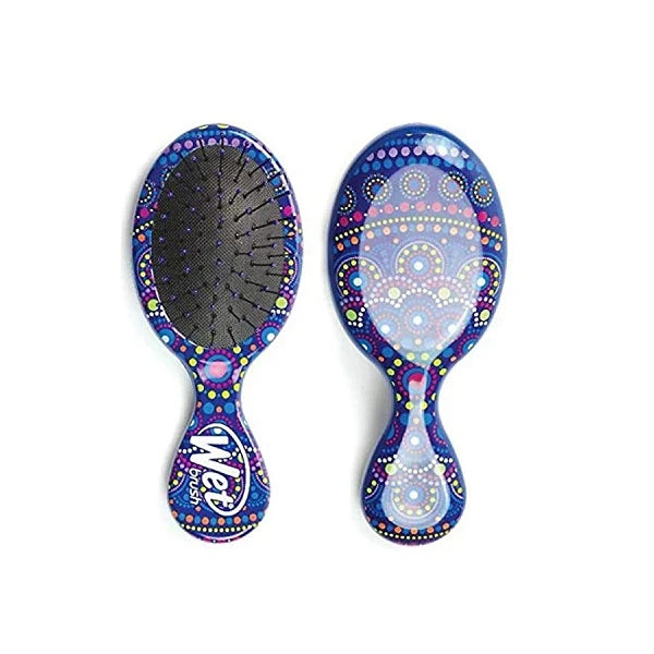 Wet Brush Mandala-Blue Mini Detangler