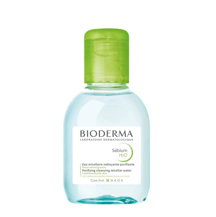 Bioderma Sebium H2O Micellar Water  Facial Cleanser and Makeup Remover 100ml