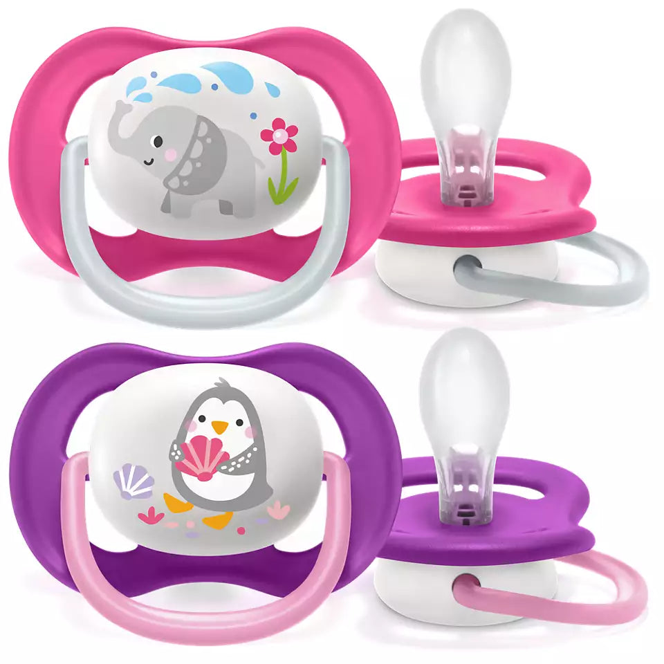 Philips Avent Ultra Air Pacifier Animal 6-18m - 2 Pieces