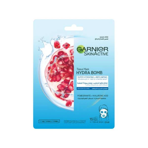 Garnier Hydra Bomb Pomegranate Super-hydrating & Repluming Tissue Mask