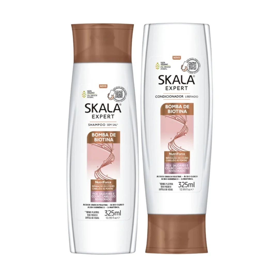 SKALA Bomba de Biotina Shampoo & Conditioner Kit