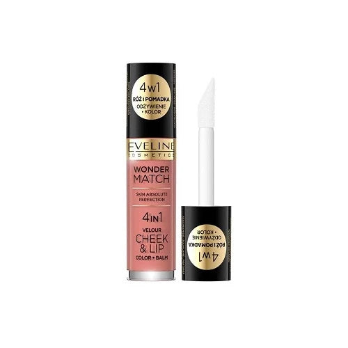 Eveline Wonder Match 4IN1 Velour Cheek & Lip Color Balm