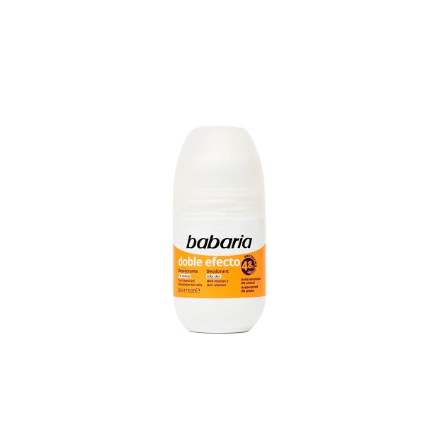 Babaria Double Effect Roll On Deodorant For Women 50ml
