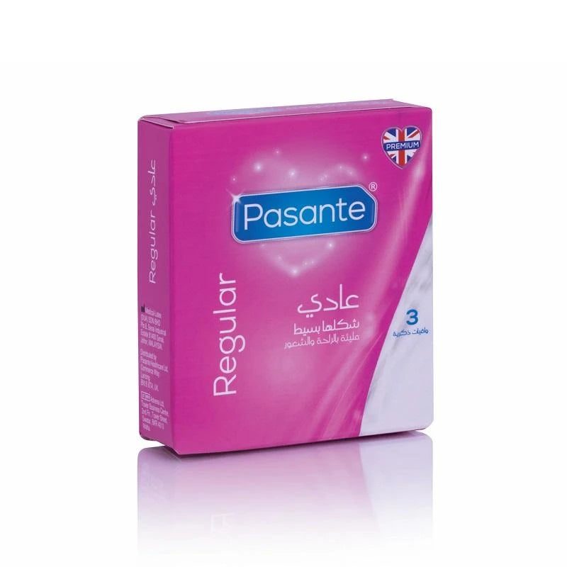 Pasante Regular Condoms 3's