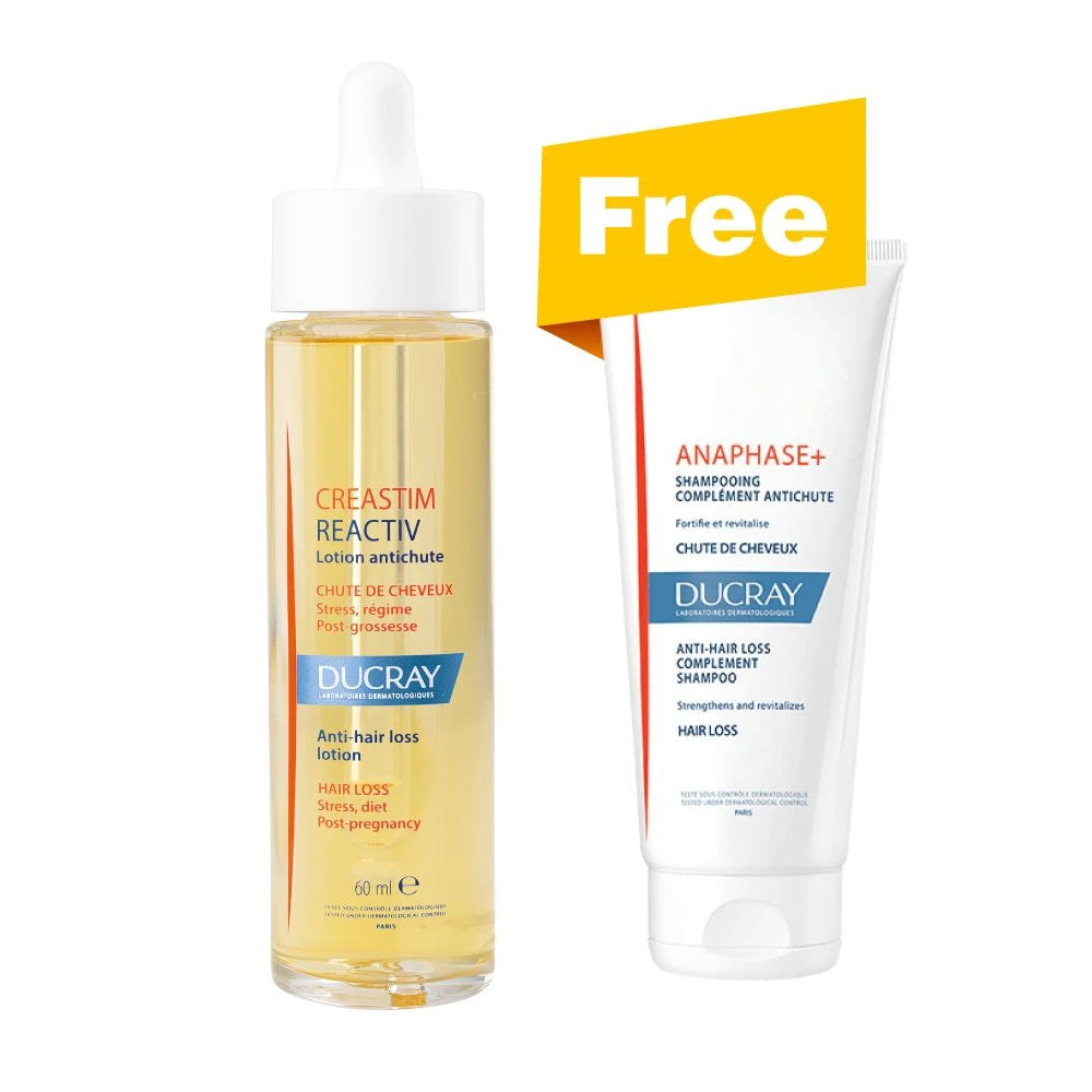 Ducray Creastim Reactive Spray And Anaphase Shampoo+ Offer