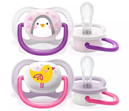 Philips Avent Pacifier Ultra Air 0-6m Animals - 2 Pieces