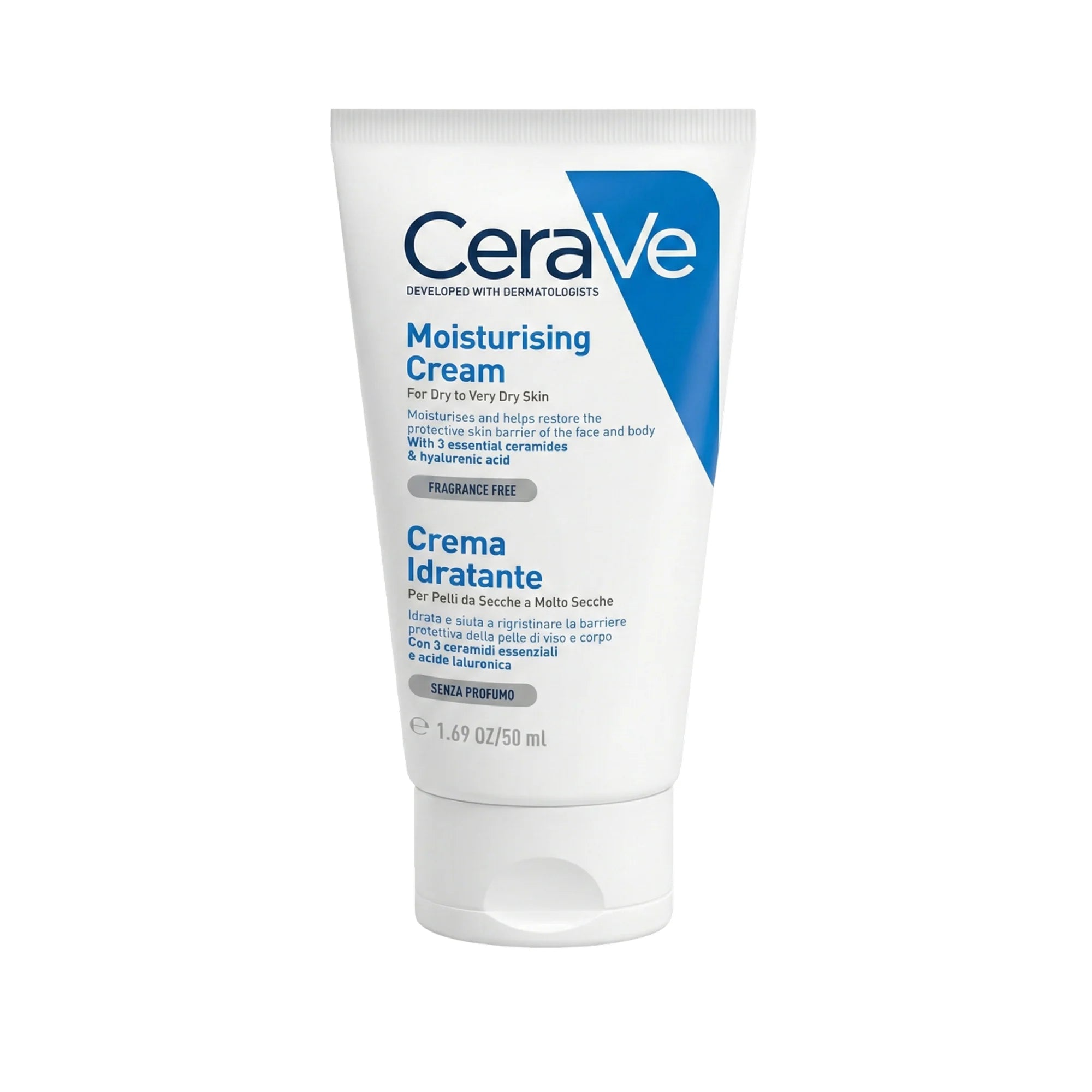 Cerave Moisturizing Cream For Dry To Very Dry Skin 50ml