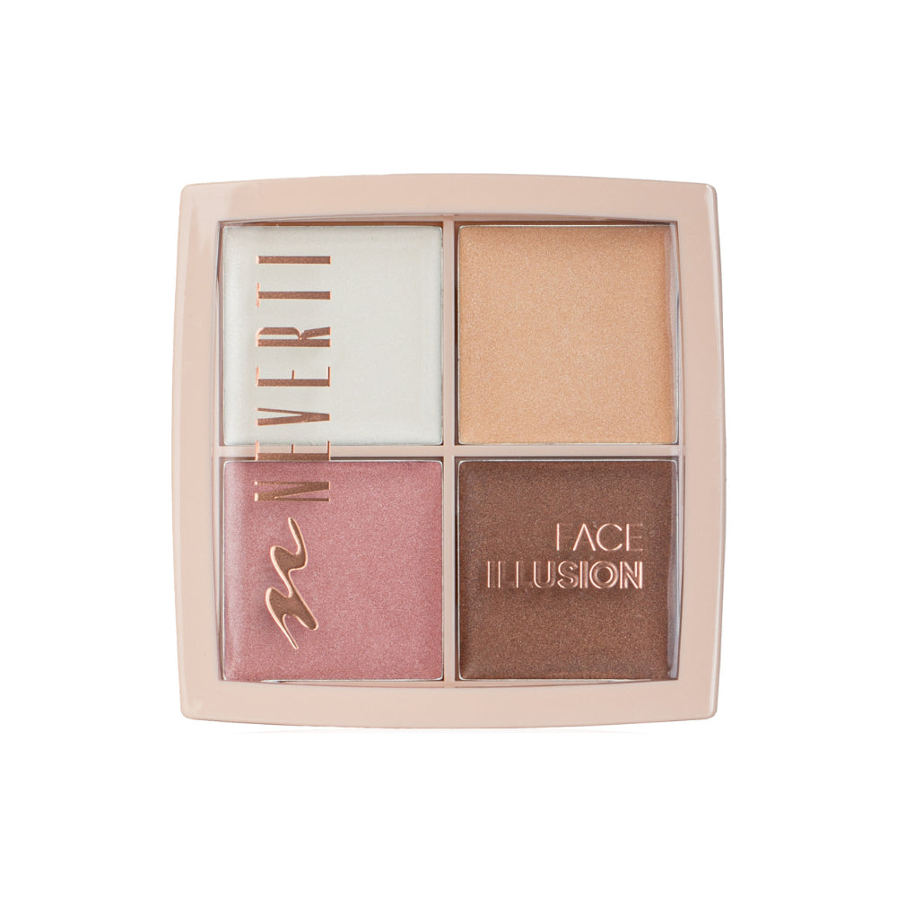 Neverti Face Illusion Cream Highlighter Palette