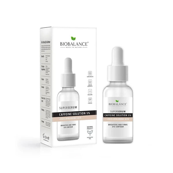 Bio Balance Caffeine Solution 5% Egcg +Hyaluronic Acid Super Serum 30ml