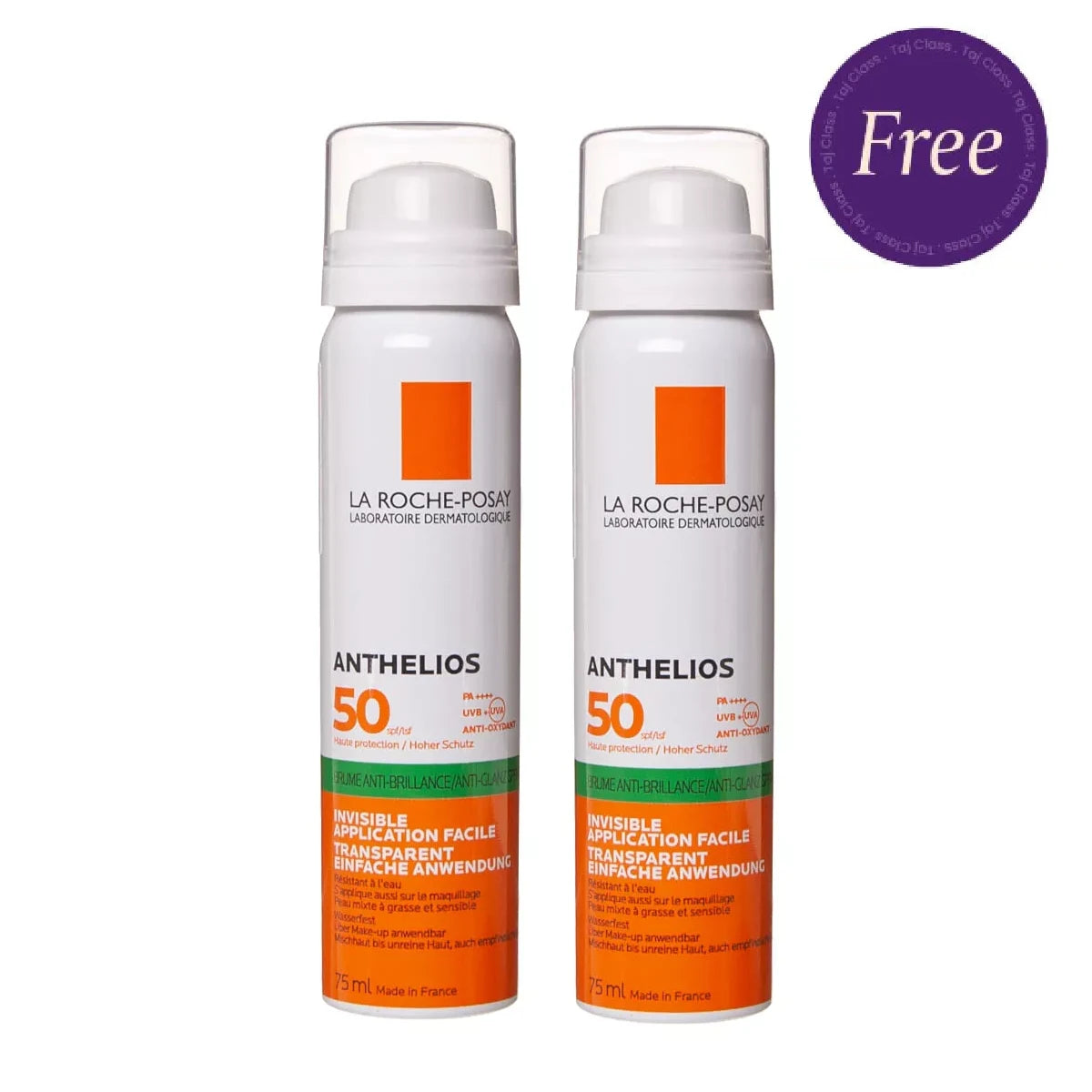 La Roche Posay Anthelios Anti-Shine Sun Protection Invisible SPF50+ 75ml + FREE