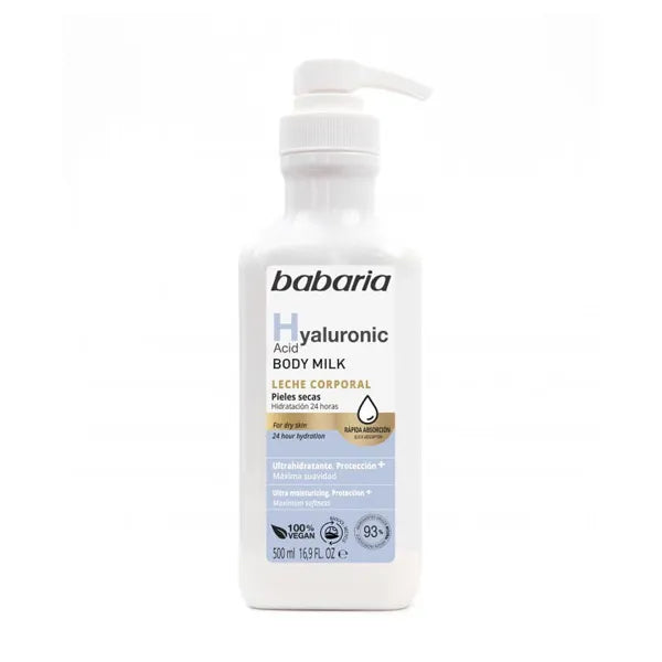 Babaria Hyaluronic Acid Body Milk 500ml