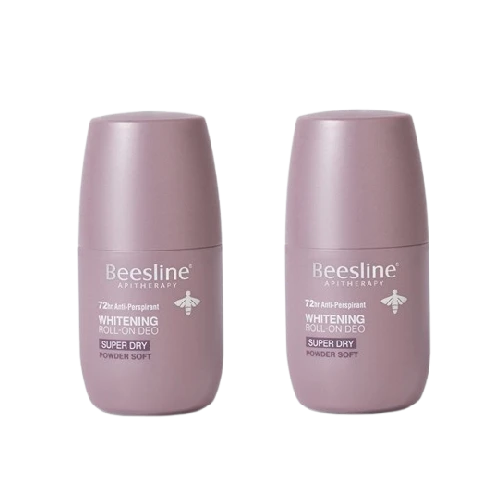 Beesline Natural Whitening Roll on Deodorant Super Dry Powder Soft Offer