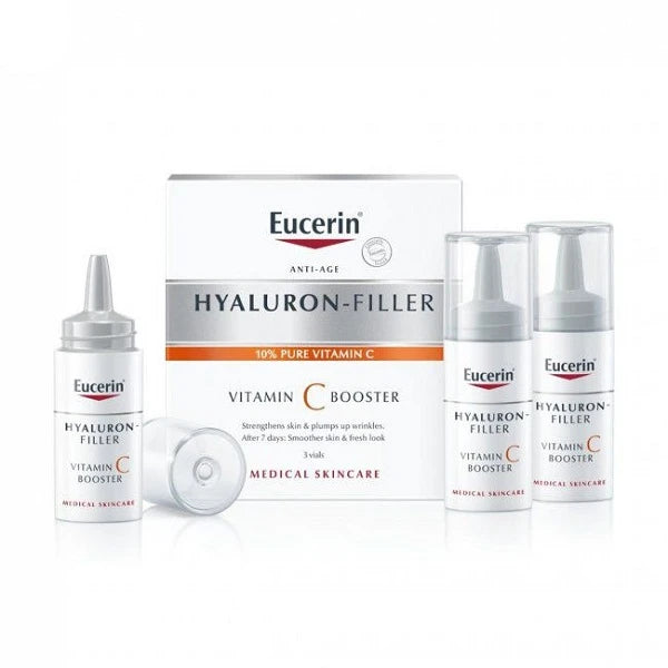 Eucerin Hyaluron Filler Vitamin C Booster 3 Vials * 8ml