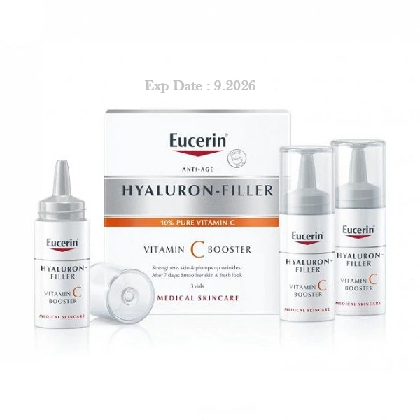 Eucerin Hyaluron Filler Vitamin C Booster 3 Vials*8ml OFFER