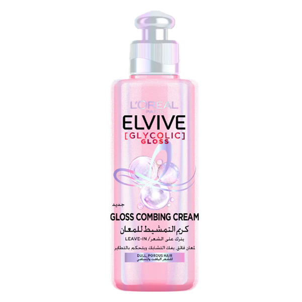 Loreal Paris Elvive Glycolic Gloss Push Pull Hair Cream 200ml