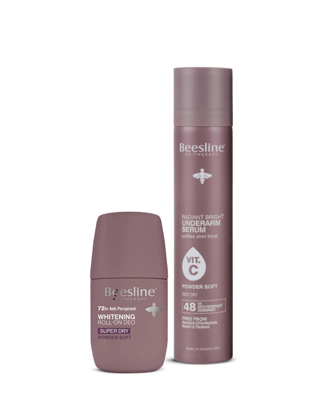 Beesline Underarm Serum Powder Soft Spray  + Roll On Deodorant Powder Soft