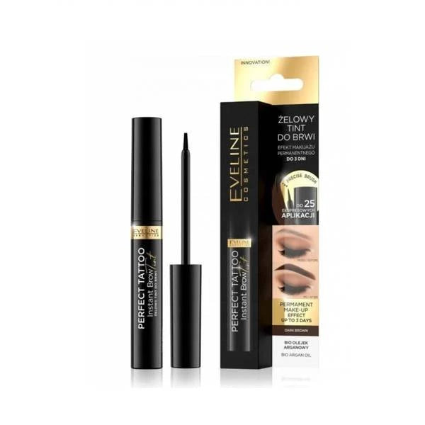 Eveline Perfect Tattoo Instant Brow Tint Dark Brown