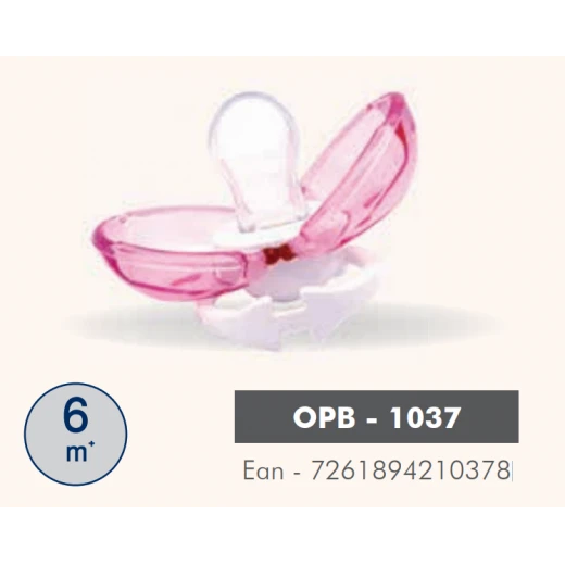 Optimal Dust Free Silicone Pacifier 6+ Assorted