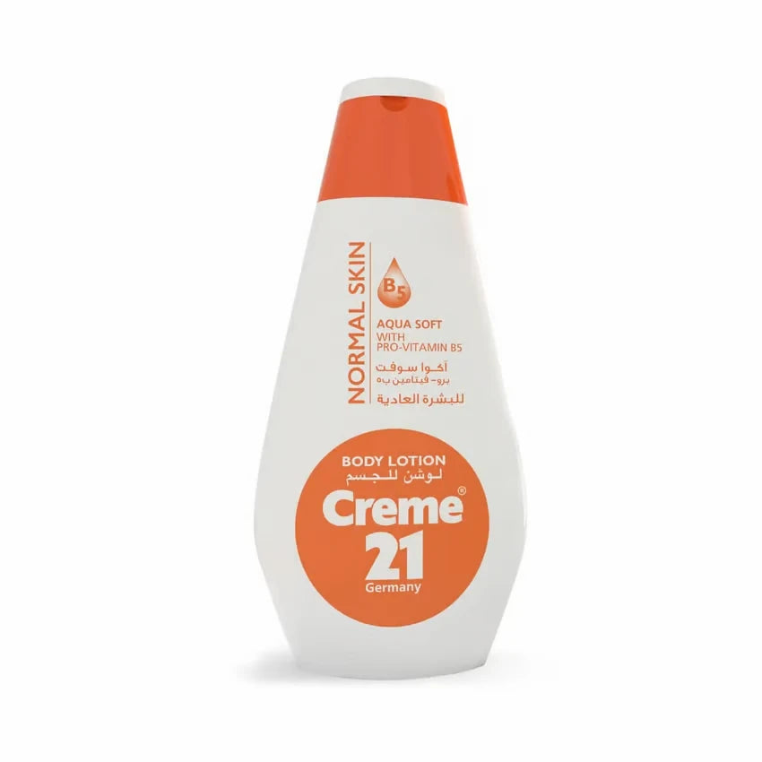 Creme 21 Aqua Soft Body Lotion With PRO Vitamin B5  For Normal Skin - 400 Ml