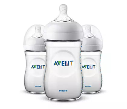 Philips Avent Natural Feeding Bottles 260 ml - 3 Bottles