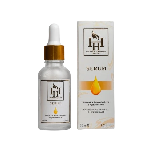 Vitamin C + Alpha Arbutin 2% & Hyaluronic Acid by Dr Haneen Hamdan 30ml