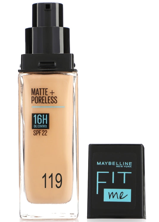 Maybelline Fit Me Matte+poreless Glass Foundation Spf22