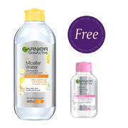 Garnier Micellar Brightening Cleanser Water Vitamin C 400ML + 100ml Free