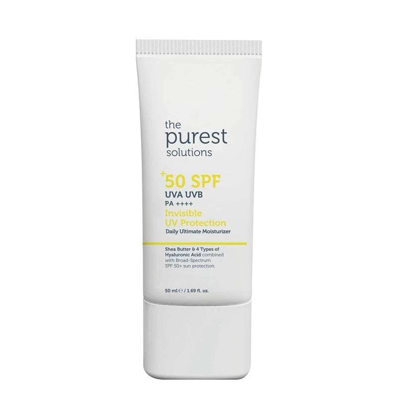 Invisible Uv Protection Daily Ultimate Moisturizer Spf 50+ 50ml The Purest Solutions