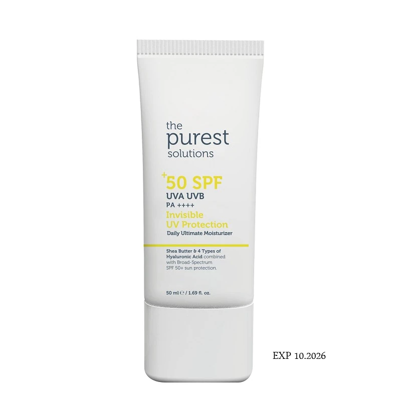 Draft Invisible Uv Protection Daily Ultimate Moisturizer Spf 50+ 50ml The Purest Solutions Exp 10/2026
