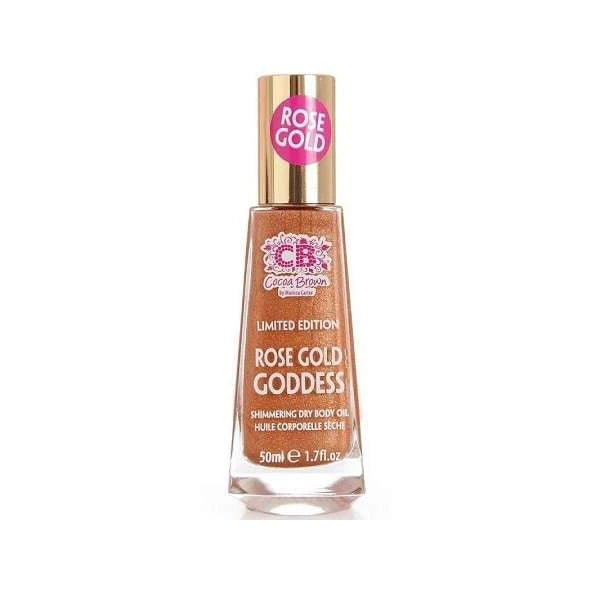 Cocoa Brown Rose Cold Goddess Shimmering Dry Face & Body Oil 50ml