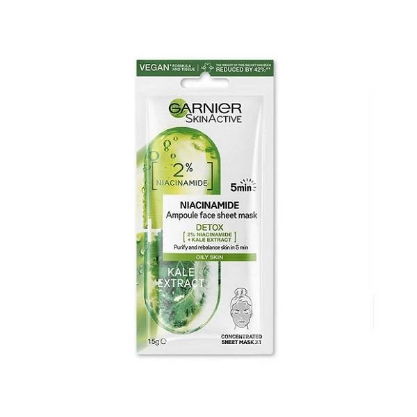 Garnier Niacinamide Detox Ampoule Sheet Mask