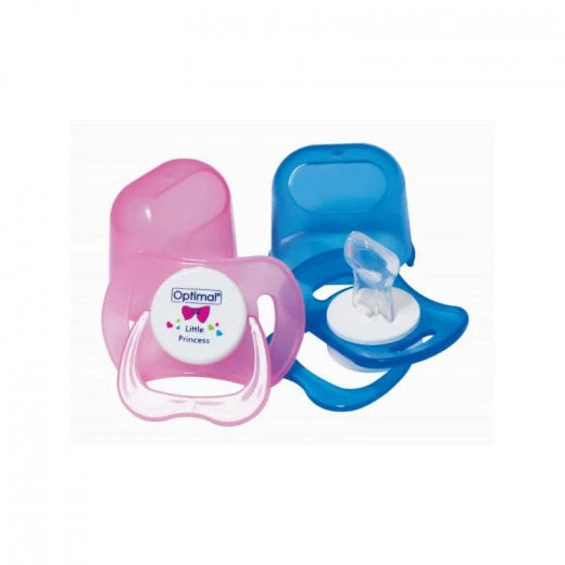 Optimal Orthodontic Pacifier 6+ Blue 'Pink 'Purple 'White