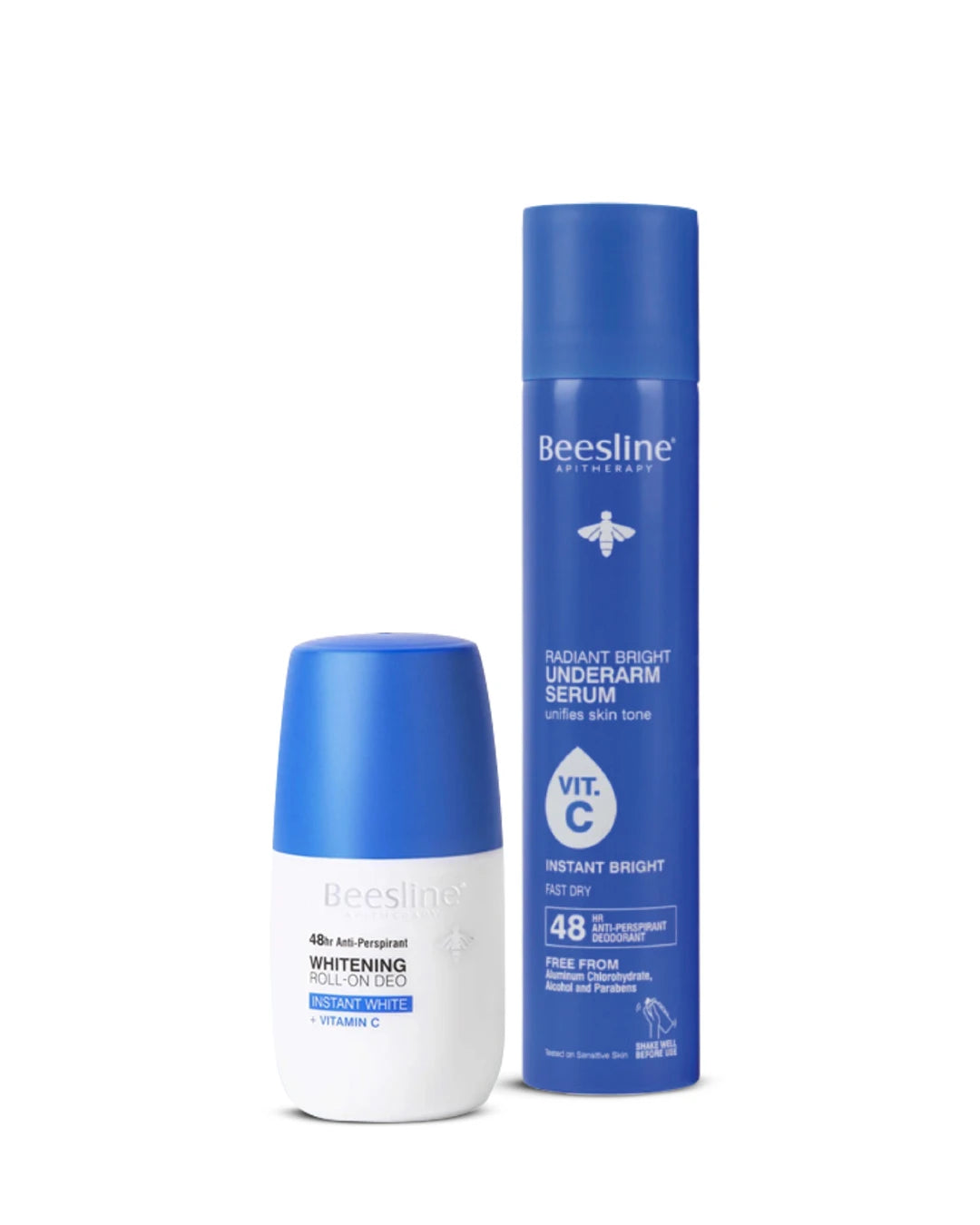 Beesline Underarm Serum Instant Bright  + Roll On Deodorant Whitening Instant White + Vitamin C