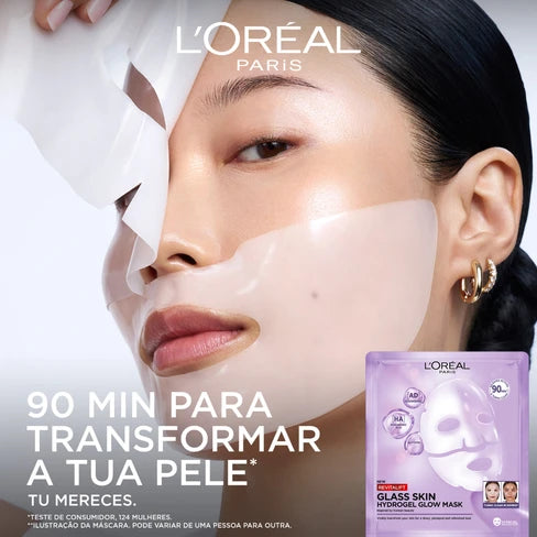 L'Oréal Paris Revitalift Filler Glass Skin Facial Hydrogel Glow Mask 25g