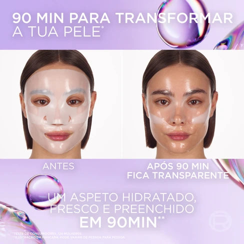 L'Oréal Paris Revitalift Filler Glass Skin Facial Hydrogel Glow Mask 25g