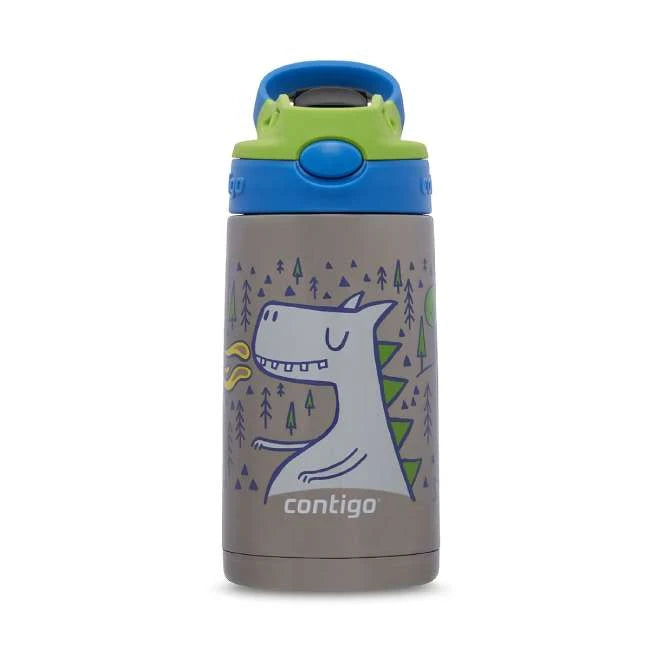 Contigo Autospout Kids Easy-Clean Stainless Steel, 380 ml, Matcha Dragon
