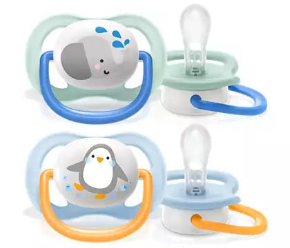 Philips Avent Pacifier Ultra Air 0-6m Animals - 2 Pieces