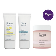 Invisible Uv Protection Daily Ultimate Moisturizer Spf 50+ 50ml The Purest Solutions & Hydration Booster Daily Moisturizing Cream 50ml Hydration Booster Daily Moisturizing Cream 50ml + Cleansing Balm 85g Free