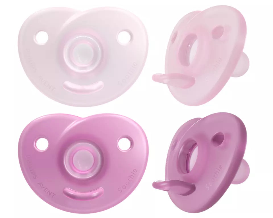 Philips Avent Soothie Pacifier 0-6m Curved - 2 Pieces