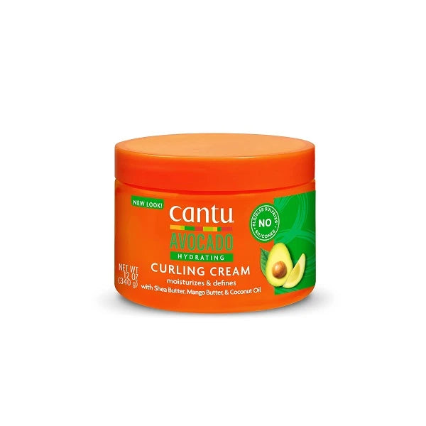 Cantu Avocado Hydrating Curling Cream 340g Silicone-Free