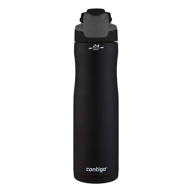 Contigo Autoseal Chill - Vacuum Insulated Stainless Steel Water Bottle 720 ml, Black