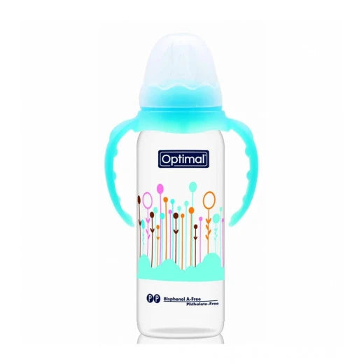 Optimal Slim Waist Bottle With Handle 240Ml Blue 'Pink 'White