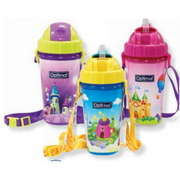 Optimal Insulated Cup With Straw 250ml Blue 'Pink 'Purple