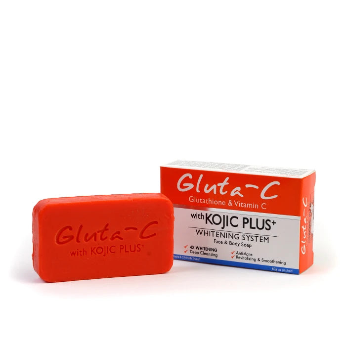 Gluta-C Face and Body Soap with Kojic Plus+ Whitening System