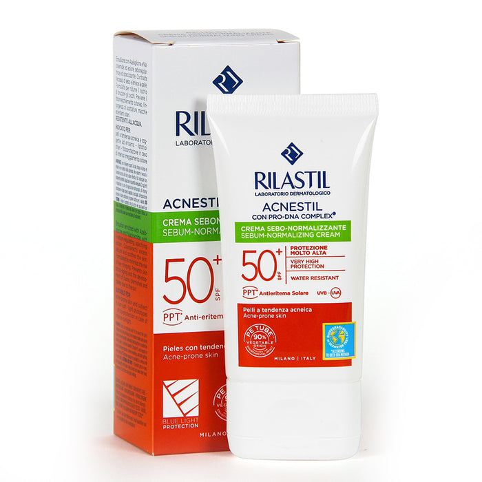 Rilastil Sun System Acnestil Cream SPF50+ - 40ml