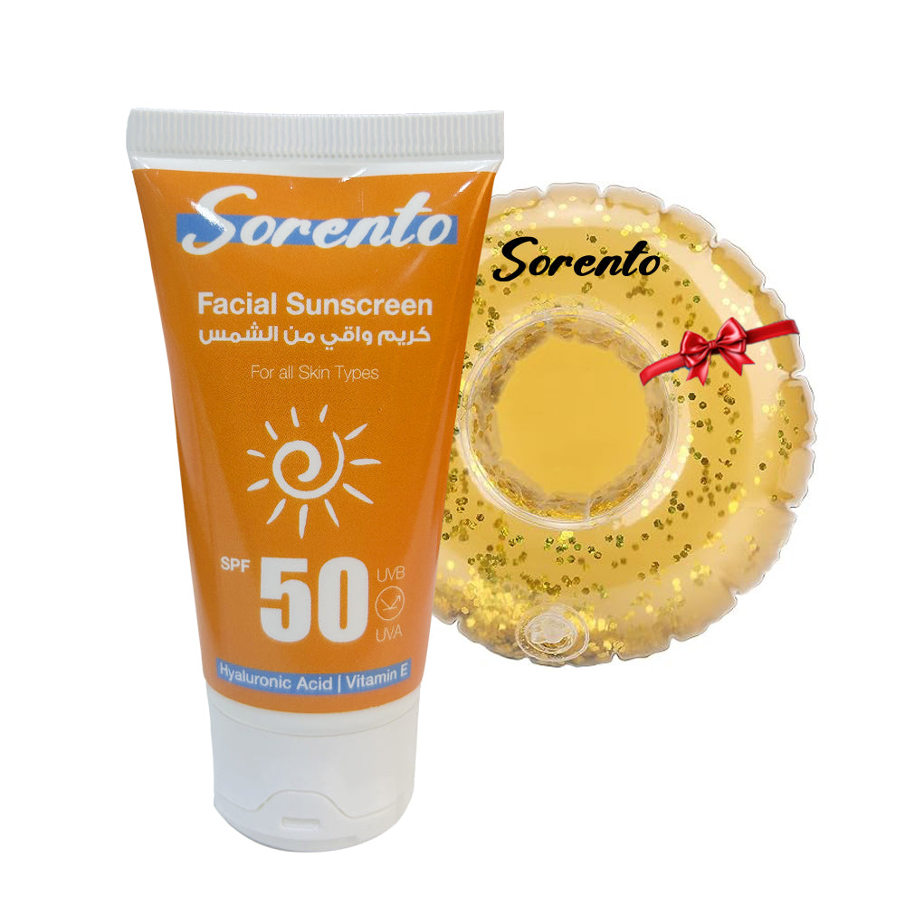 Sorento Facial Sunscreen 50 Spf For All Skin Types 50ml